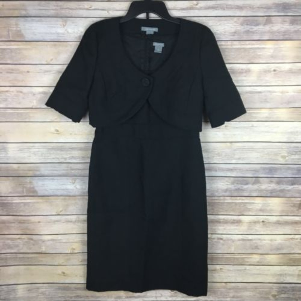 COPY - Ann Taylor Sz 4 Black 2-Piece Dress & Blazer Set
